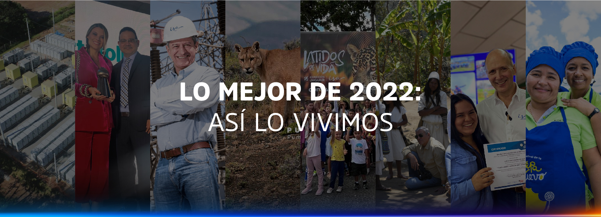 Banner mosaico de fotos