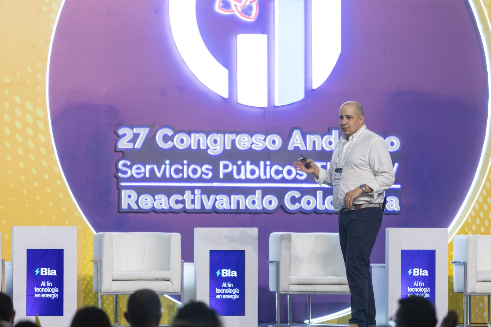 Jorge Andrés Carrillo Presidente ISA en el 27 Congreso Andesco